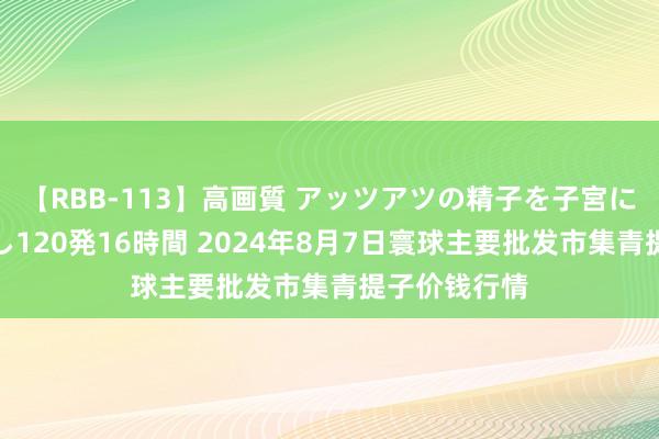 【RBB-113】高画質 アッツアツの精子を子宮に孕ませ中出し120発16時間 2024年8月7日寰球主要批发市集青提子价钱行情