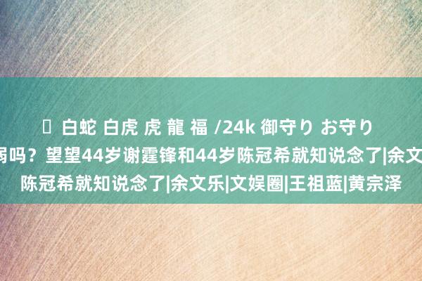 ✨白蛇 白虎 虎 龍 福 /24k 御守り お守り 40岁后简直会断崖式软弱吗？望望44岁谢霆锋和44岁陈冠希就知说念了|余文乐|文娱圈|王祖蓝|黄宗泽